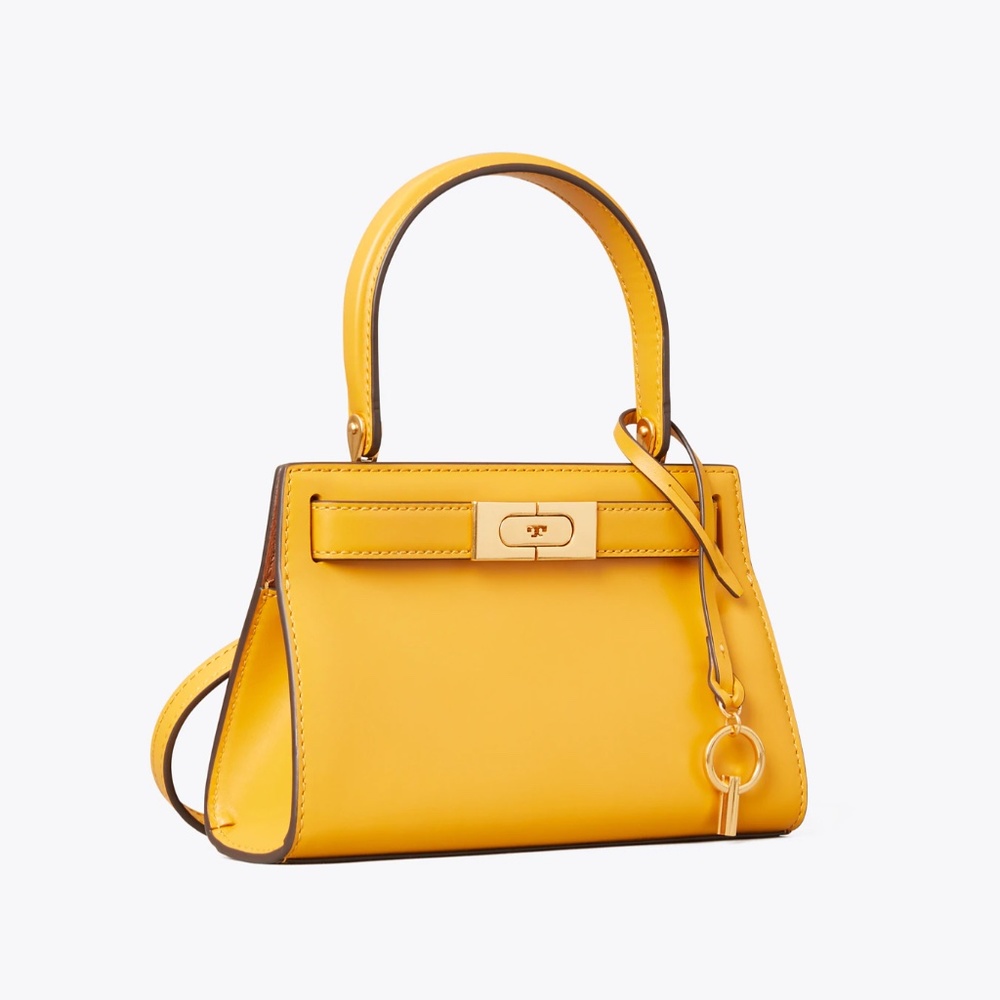 NWT Tory Burch LEE RADZIWILL PETITE BAG Yellow